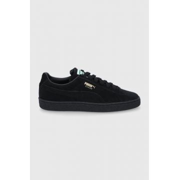 Puma sneakers de piele întoarsă Suede Classic XXI culoarea negru 37491512 374915 Puma sneakers de piele întoarsă Suede Classic XXI culoarea negru 37491512 374915