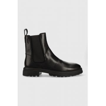 Vagabond ghete chelsea de piele Johnny 2.0 barbati, culoarea negru