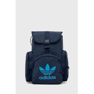 adidas Originals rucsac culoarea albastru marin, mare, cu imprimeu