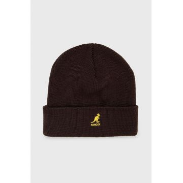 Kangol caciula culoarea maro,