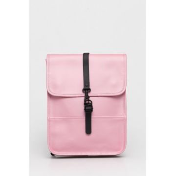Rains rucsac 13660 Backpack Micro culoarea roz, mare, neted