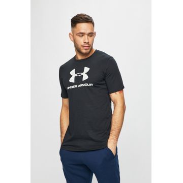 Under Armour Tricou 1329590 culoarea negru, cu imprimeu