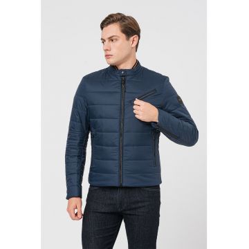 Geaca slim fit cu vatelina