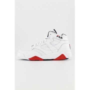 Pantofi sport mid-high din piele cu insertii din piele ecologica M-Squad
