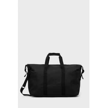 Rains geanta 13200 Weekend Bag culoarea negru