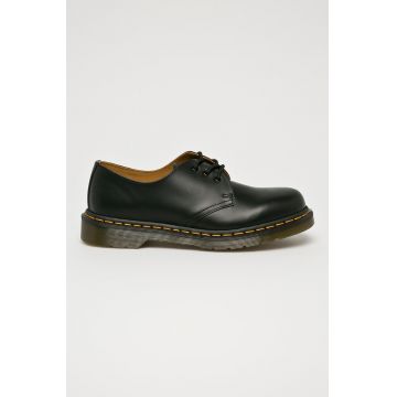 Dr. Martens pantofi de piele 1461 barbati, culoarea negru DM11838002.1461-BLACK