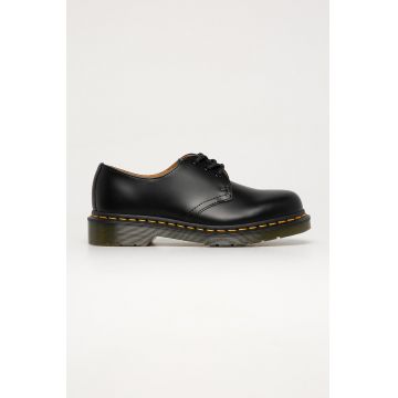 Dr. Martens pantofi de piele 11838002 1461 culoarea negru, cu toc plat