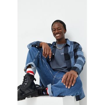 Hollister Co. camasa din bumbac barbati, cu guler clasic, regular