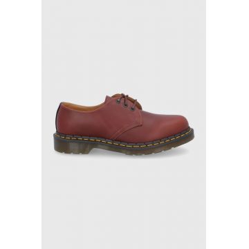 Dr. Martens Pantofi de piele bărbați, culoarea bordo