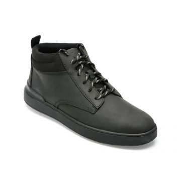 Ghete CLARKS negre, COULIMI, din piele naturala